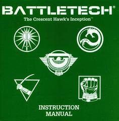 Manual | BattleTech: The Crescent Hawk's Inception Atari ST