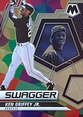 Ken Griffey Jr. #SW-10 Baseball Cards 2022 Panini Mosaic Swagger Prices