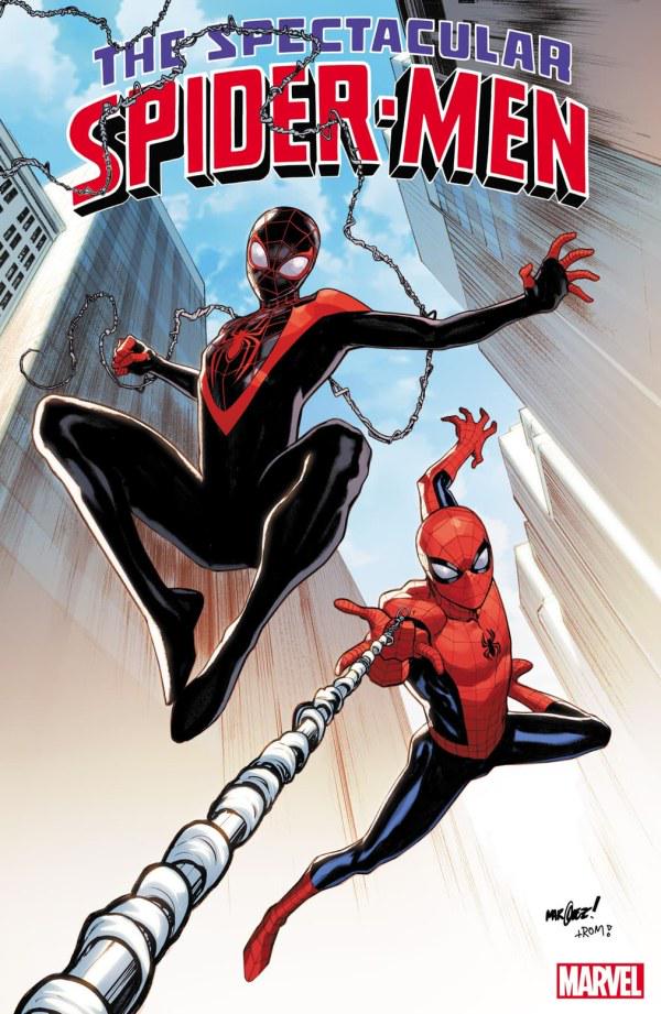 Spectacular Spider-Men [Marquez Foil] #1 (2024) Comic Books Spectacular Spider-Men