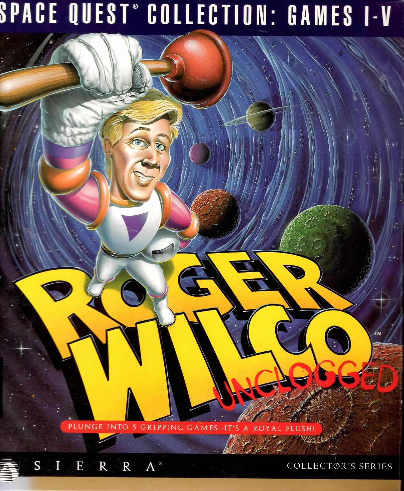 Space Quest Collection I-V: Roger Wilco Unclogged PC Games