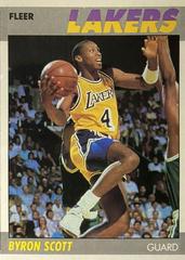 Byron Scott #98 Basketball Cards 1987 Fleer Prices