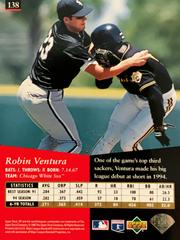 Rear | Robin Ventura Baseball Cards 1995 SP
