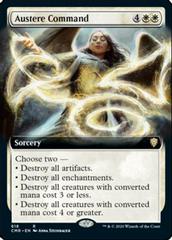 Austere Command [Extended Art Foil] Magic Commander Legends Prices