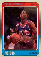 Dennis Rodman #43 Basketball Cards 1988 Fleer Prices