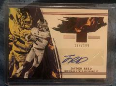 Jayden Reed #CC-JRE Football Cards 2023 Panini Chronicles Draft Picks Impeccable Canvas Creations Autographs Prices