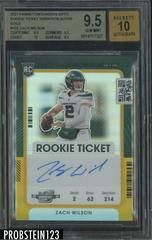 Zach Wilson [Autograph Gold] Football Cards 2021 Panini Contenders Optic Prices