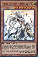 Black Luster Soldier - Sacred Soldier [1st Edition] YuGiOh Breakers of Shadow Prices
