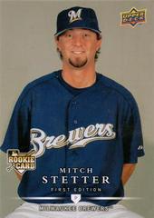 Mitch Stetter #294 Baseball Cards 2008 Upper Deck First Edition Prices