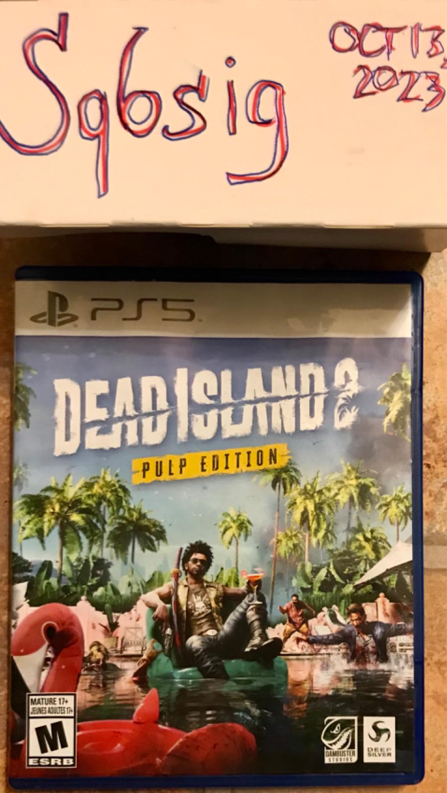 Dead Island 2 [Pulp Edition] Item and Box only Playstation 5