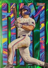 Wyatt Langford [Green Lava] Baseball Cards 2023 Bowman's Best Him Prices