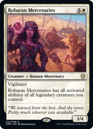 Robaran Mercenaries #22 Magic Dominaria United Commander