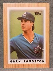 Mark Langston #71 Baseball Cards 1987 Topps Mini League Leaders Prices