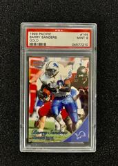 Barry Sanders [Gold] #144 Football Cards 1999 Pacific Prices