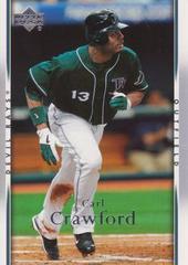 Carl Crawford #210 Baseball Cards 2007 Upper Deck Prices