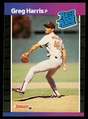 Greg Harris #34 Baseball Cards 1989 Donruss Prices