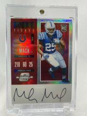 Marlon Mack [Autograph Red] #114 Football Cards 2017 Panini Contenders Optic Prices