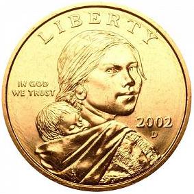 2002 D Coins Sacagawea Dollar