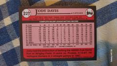 Back  | Jody Davis Baseball Cards 1989 Topps Traded