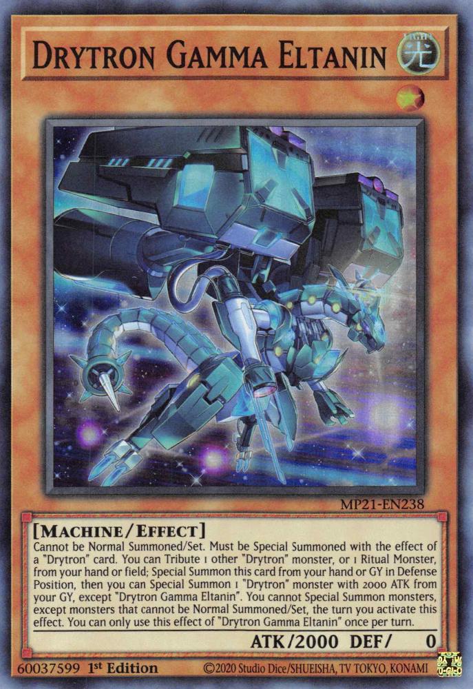 Drytron Gamma Eltanin MP21EN238 Prices YuGiOh 2021 Tin of Ancient Battles Mega Pack YuGiOh