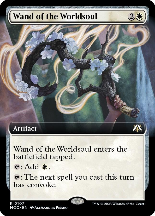 Wand of the Worldsoul [Extended Art] #107 Magic March of the Machine Commander