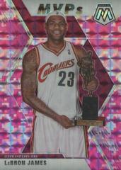 LeBron James [Pink Camo] #298 Basketball Cards 2019 Panini Mosaic Prices
