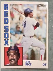 Jim Rice #5 Baseball Cards 1984 Topps Super Prices