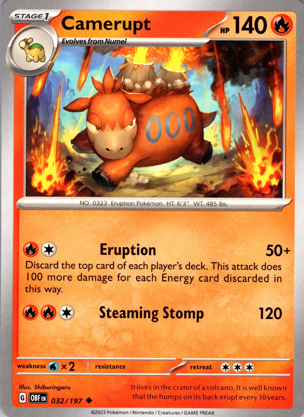 Camerupt 32 Prices Pokemon Obsidian Flames Pokemon Cards camerupt-32-prices-pokemon-obsidian-flames-pokemon-cards