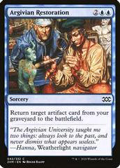 Argivian Restoration [Foil] Magic Double Masters Prices