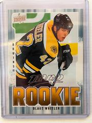 Blake Wheeler #327 Hockey Cards 2008 Upper Deck MVP Prices