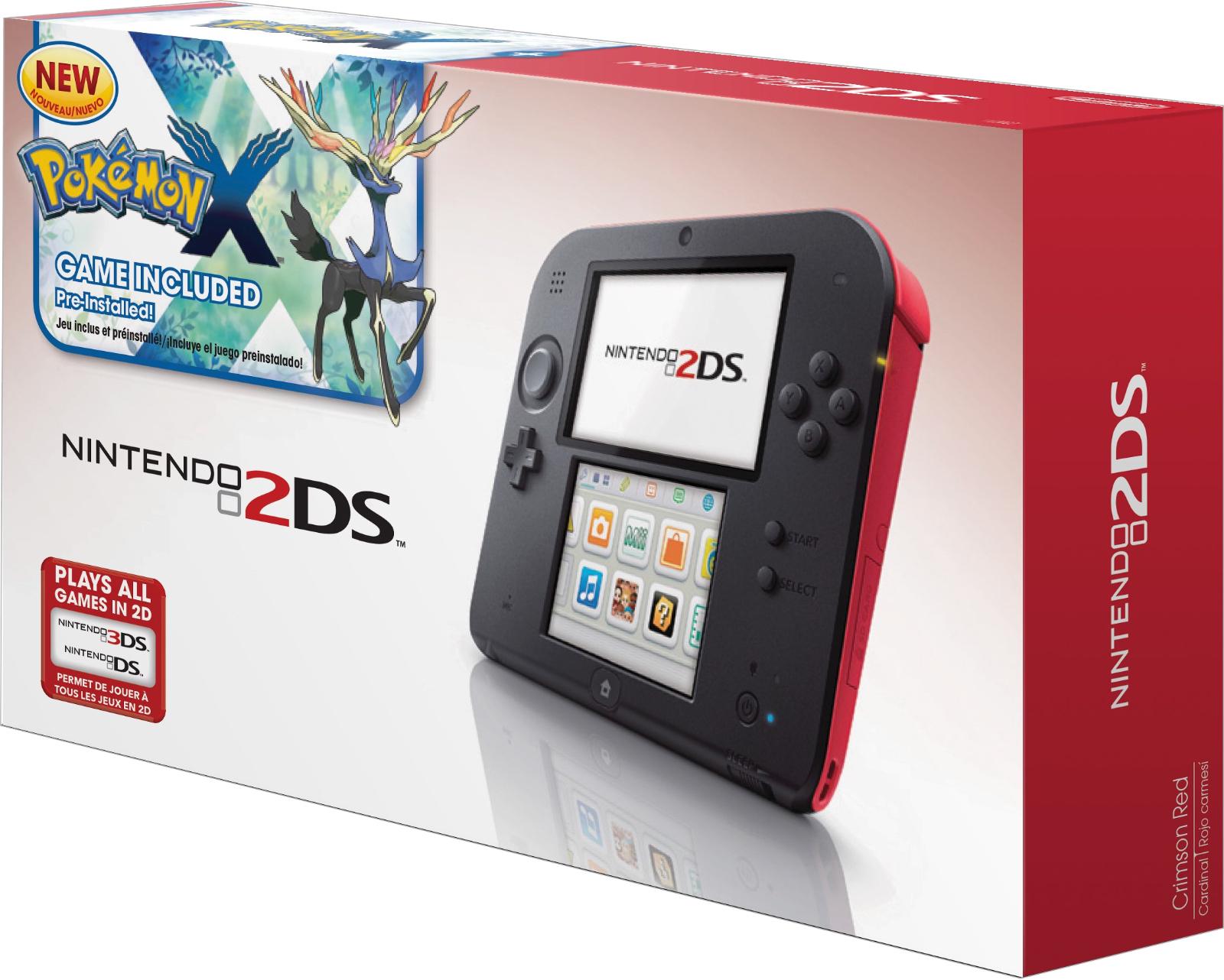 Nintendo store 2DS Crimson Red