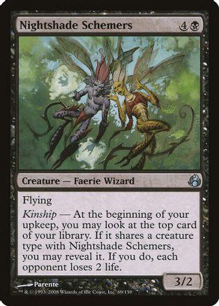 Nightshade Schemers [Foil] Magic Morningtide