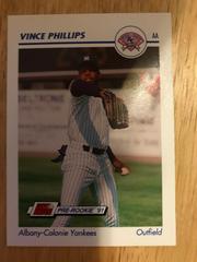 Vince Phillips #12 Baseball Cards 1991 Impel Line Drive Pre Rookie AA Prices