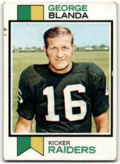 George Blanda #25 Football Cards 1973 Topps Prices