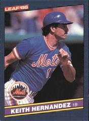 Keith Hernandez #124 Baseball Cards 1986 Leaf Prices