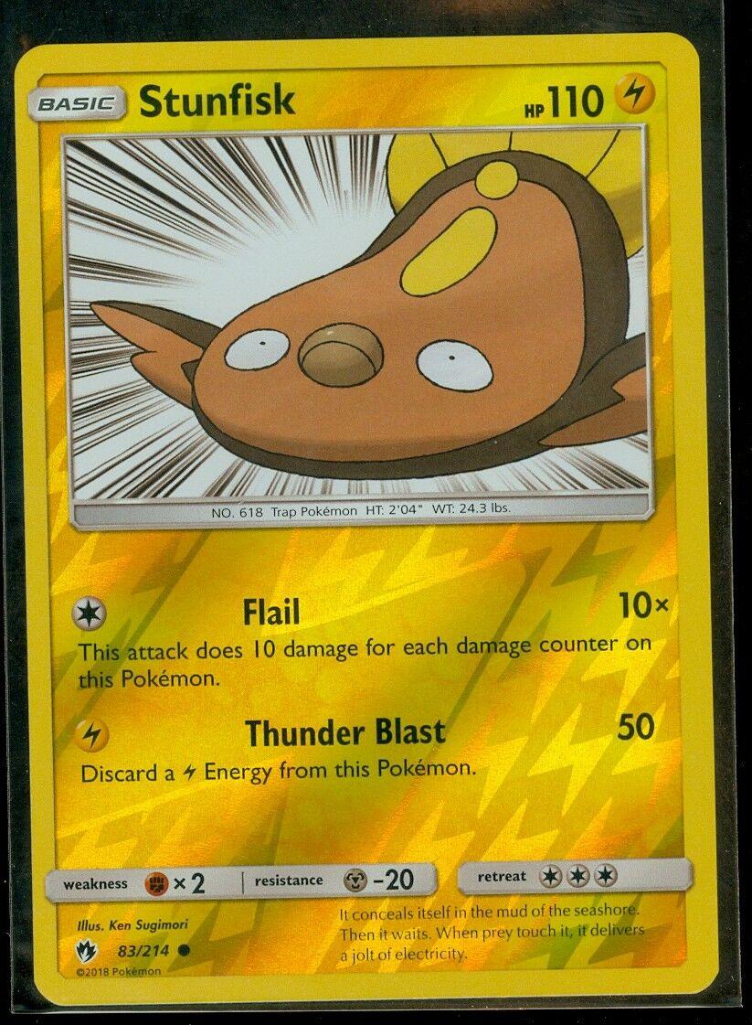 Stunfisk [Reverse Holo] 83 Prices Pokemon Lost Thunder Pokemon Cards