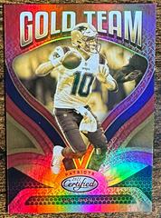 Mac Jones [Red] Football Cards 2022 Panini Certified Gold Team Prices