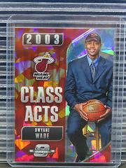 Dwyane Wade [Red Cracked Ice] #14 Basketball Cards 2018 Panini Contenders Optic Class Acts Prices
