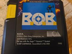 Cartridge (Front) | B.O.B. Sega Genesis
