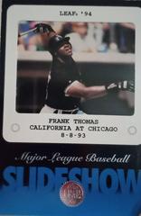 Frank Thomas #1 Baseball Cards 1994 Leaf Slideshow Prices