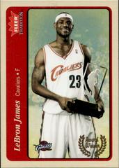 LeBron James #210 Basketball Cards 2004 Fleer Prices