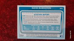 Back  | David Rubinstein Baseball Cards 2011 Bowman Prospects