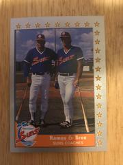 P. Ramos, C. Bree #217 Baseball Cards 1990 Pacific Senior League Prices