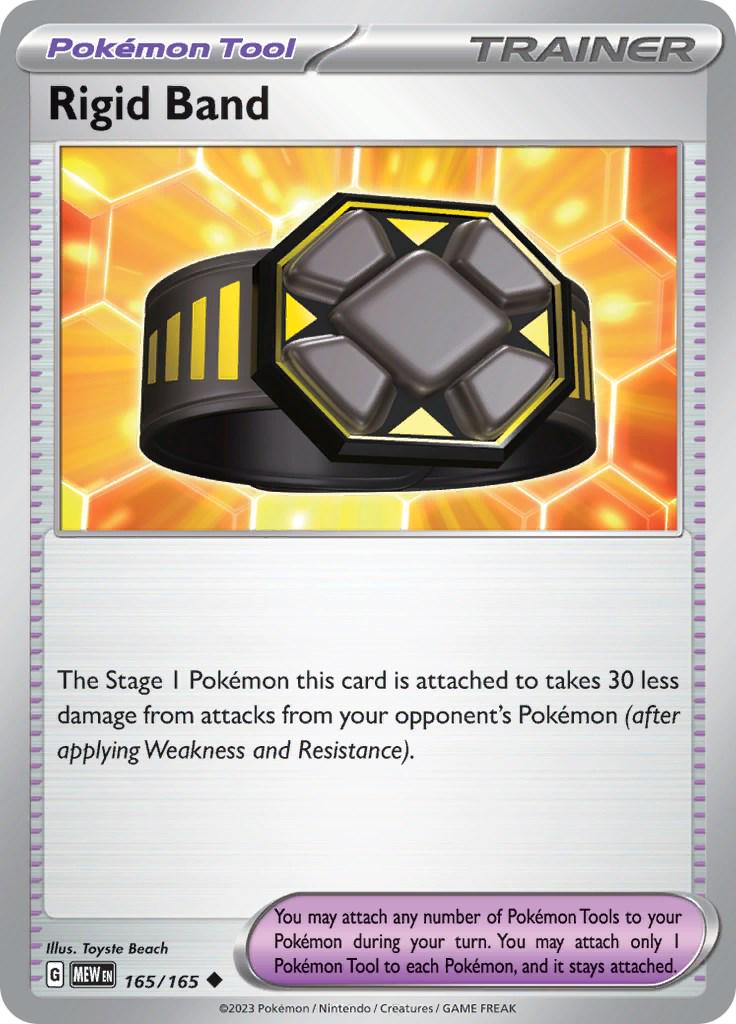 Rigid Band #165 Pokemon Scarlet & Violet 151