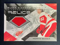 Moritz Seider Hockey Cards 2021 Upper Deck Black Diamond Debut Relics Prices