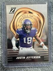 Justin Jefferson #16 Football Cards 2023 Panini Zenith Zeal of Approval Prices