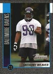 Anthony Weaver [Silver] #132 Football Cards 2002 Bowman Prices