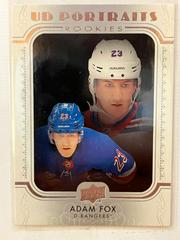 Adam Fox Hockey Cards 2019 Upper Deck Portraits Prices