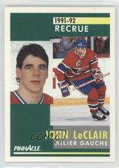 John LeClair [French] Hockey Cards 1991 Pinnacle Prices