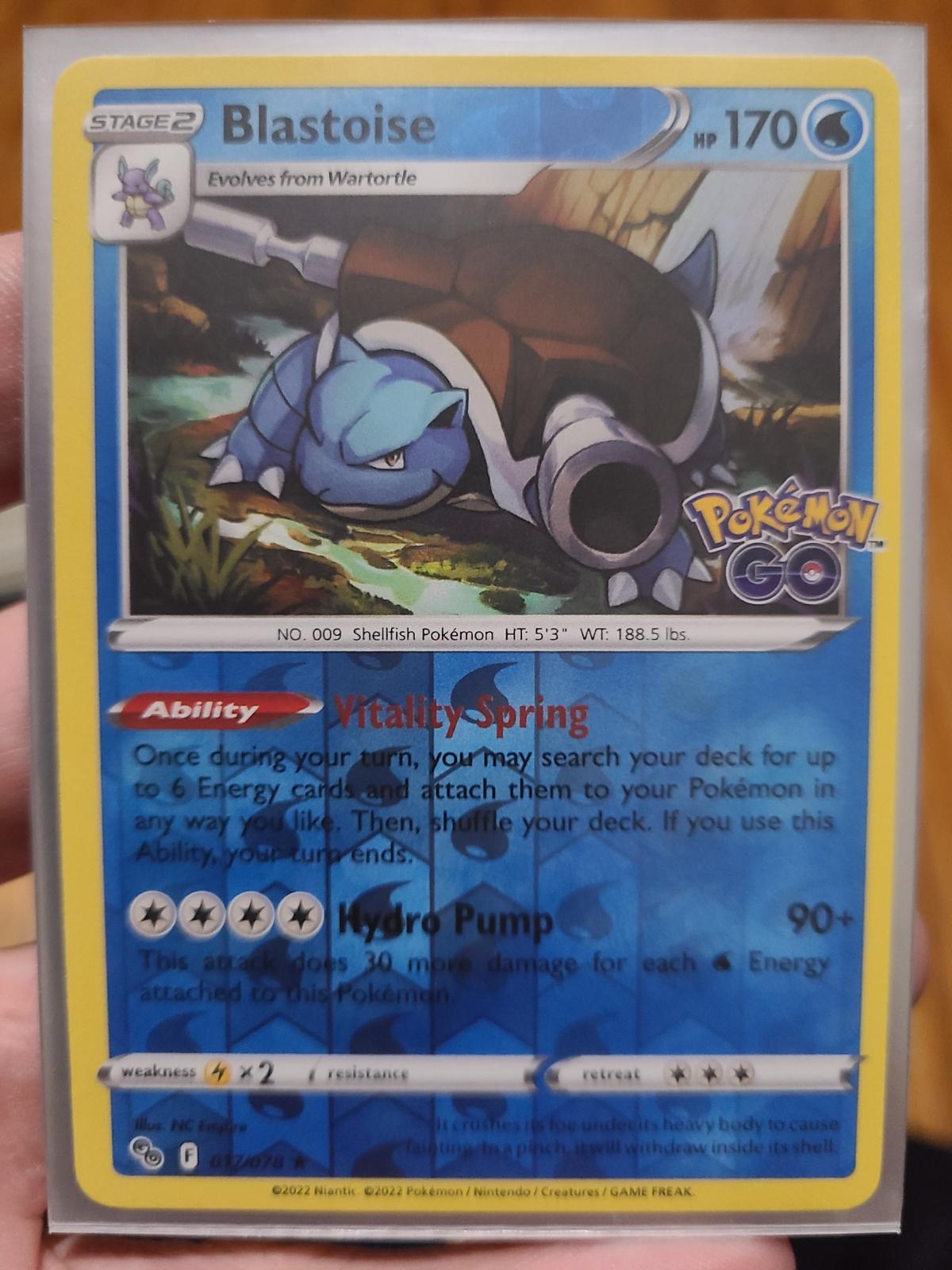 Blastoise Reverse Holo 17 Prices Pokemon Go Pokemon Cards