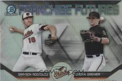 Cadyn Grenier / Grayson Rodriguez Baseball Cards 2018 Bowman Draft Franchise Futures Chrome Prices